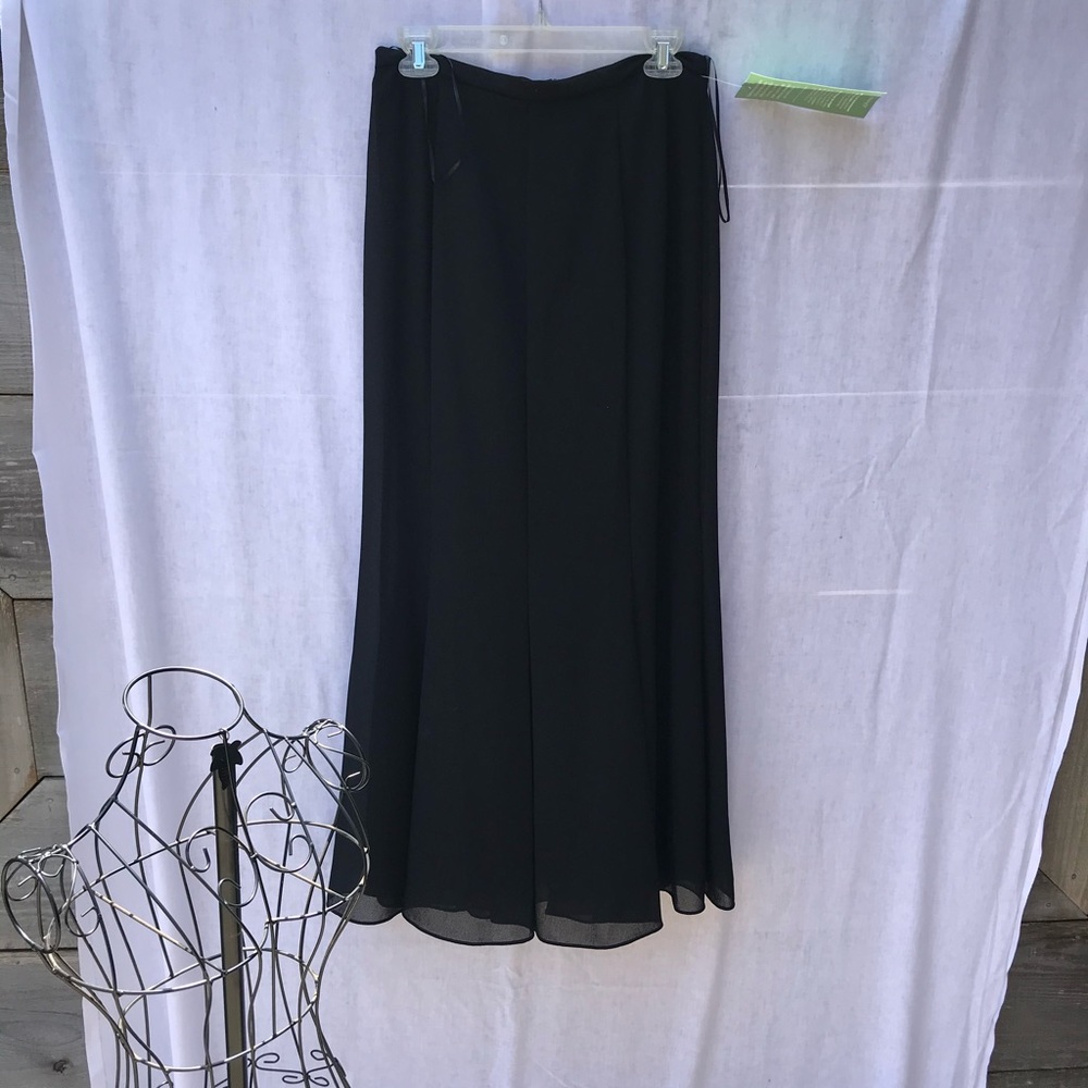 Long black dress skirt